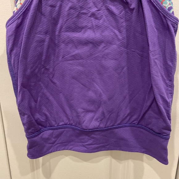 Ivivva Purple, Pink, White & Aqua Scaled Double Dutch Tank Top - Picture 3 of 5